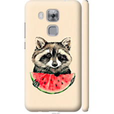 Чехол на Huawei Nova Plus Енотик с арбузом (4605c-961)