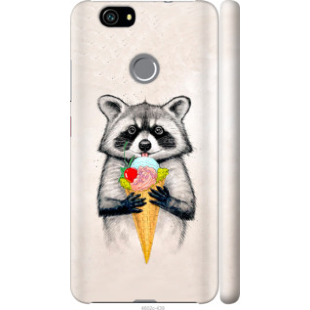 Чехол на Huawei Nova Енотик с мороженым (4602c-439)