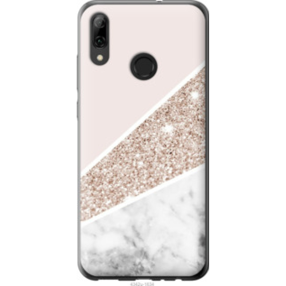 Чехол на Huawei P Smart 2019 Пастельный мрамор (4342u-1634)