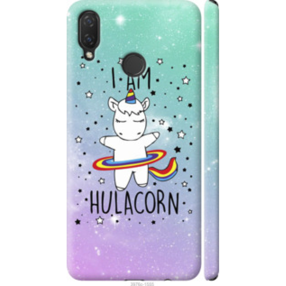Чехол на Huawei P Smart Plus I'm hulacorn (3976c-1555)