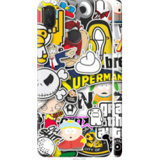 Чехол на Huawei P Smart Plus Popular logos (4023c-1555)