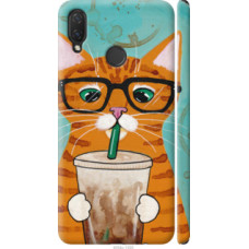 Чехол на Huawei P Smart Plus Зеленоглазый кот в очках (4054c-1555)