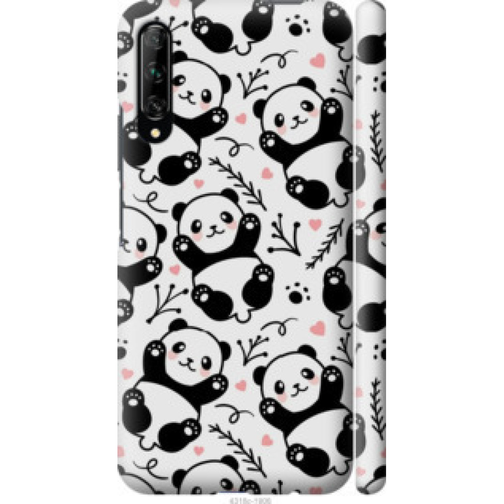 Чехол на Huawei P Smart Pro Панды (4318c-1906)