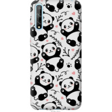 Чехол на Huawei P Smart S Панды (4318u-1813)