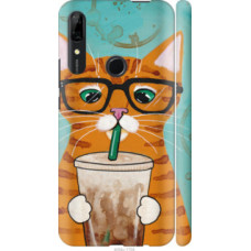 Чехол на Huawei P Smart Z Зеленоглазый кот в очках (4054c-1704)