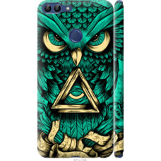 Чехол на Huawei P Smart Сова Арт-тату (3971c-1346)