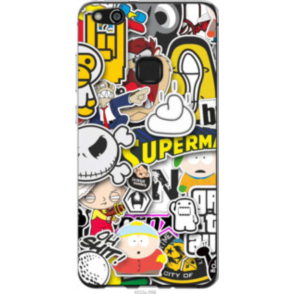 Чехол на Huawei P10 Lite Popular logos (4023u-896)