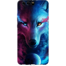 Чехол на Huawei P10 Plus Арт-волк (3999u-963)