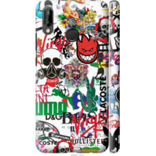 Чехол на Huawei P20 Lite Many different logos (4022c-1410)