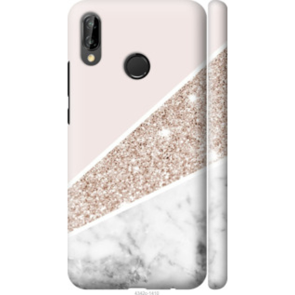 Чохол на Huawei P20 Lite Пастельный мрамор (4342c-1410)