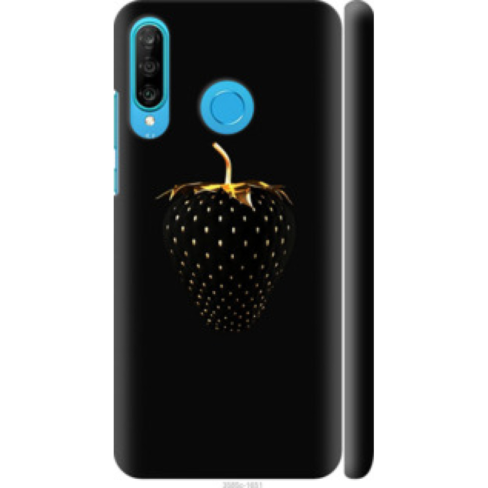 Чехол на Huawei P30 Lite Черная клубника (3585c-1651)