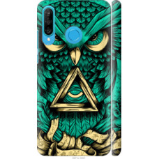 Чехол на Huawei P30 Lite Сова Арт-тату (3971c-1651)