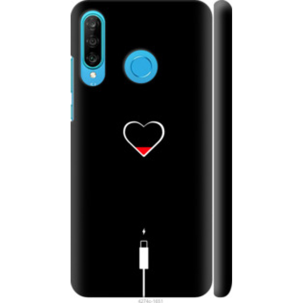 Чохол на Huawei P30 Lite Подзарядка сердца (4274c-1651)