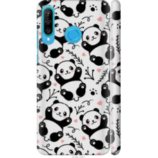 Чехол на Huawei P30 Lite Панды (4318c-1651)