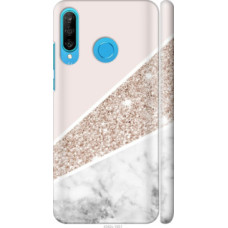 Чехол на Huawei P30 Lite Пастельный мрамор (4342c-1651)