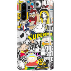 Чехол на Huawei P30 Pro Popular logos (4023c-1621)