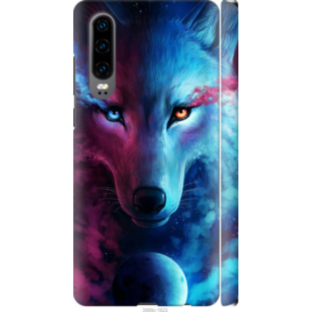 Чехол на Huawei P30 Арт-волк (3999c-1622)