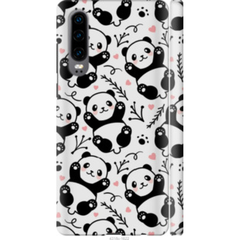 Чехол на Huawei P30 Панды (4318c-1622)