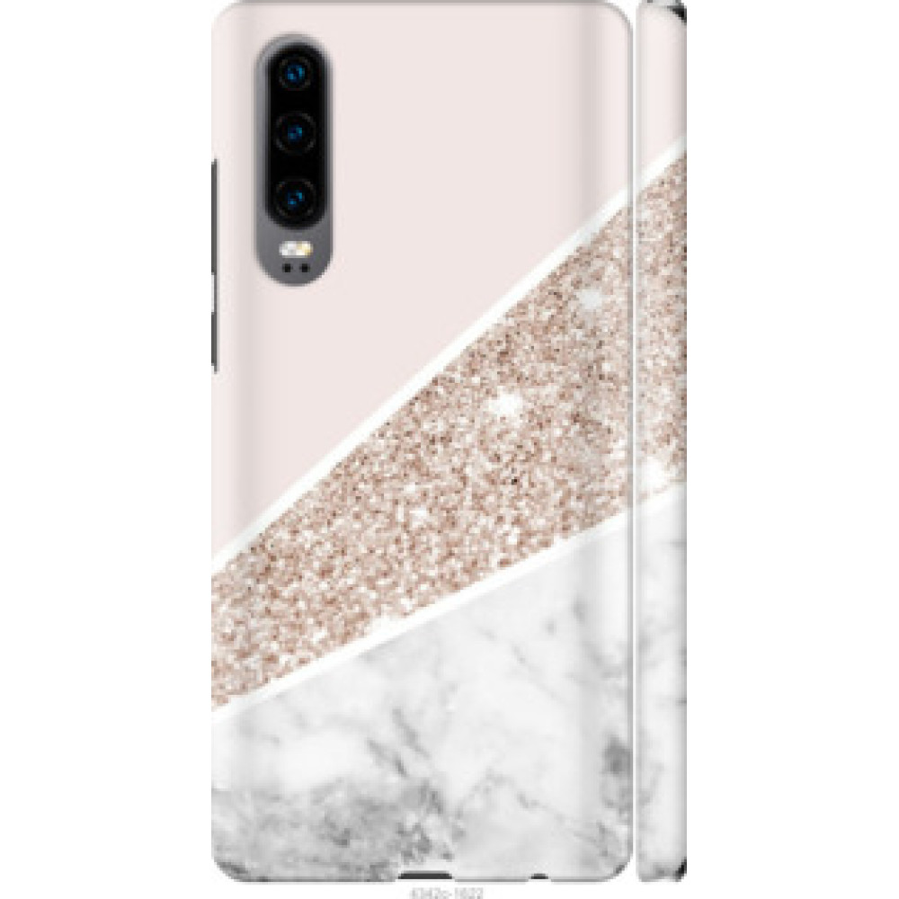 Чехол на Huawei P30 Пастельный мрамор (4342c-1622)