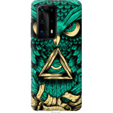 Чехол на Huawei P40 Pro Plus Сова Арт-тату (3971u-1917)