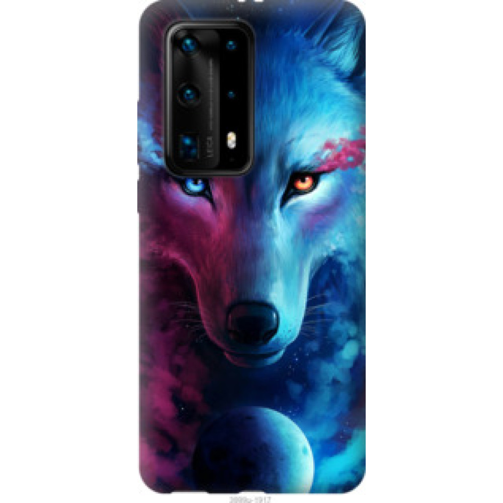Чехол на Huawei P40 Pro Plus Арт-волк (3999u-1917)