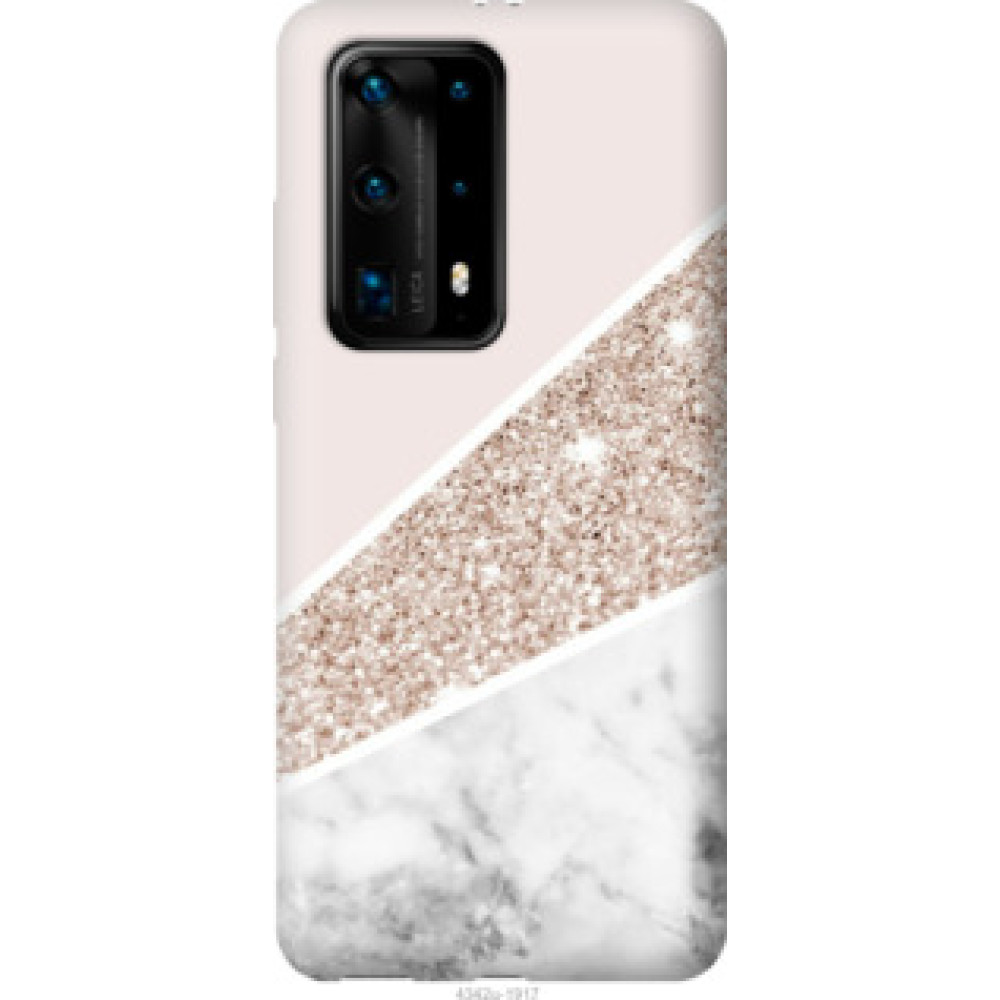 Чехол на Huawei P40 Pro Plus Пастельный мрамор (4342u-1917)