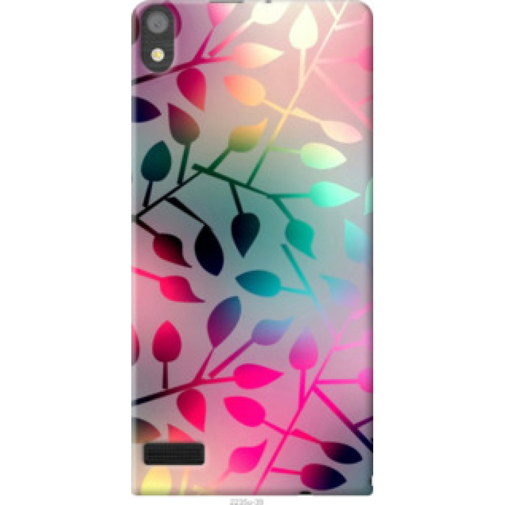 Чехол на Huawei Ascend P6 Листья (2235u-39)