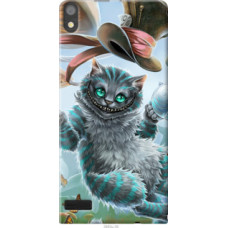 Чехол на Huawei Ascend P6 Чеширский кот 2 (3993u-39)