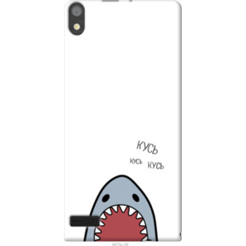 Чехол на Huawei Ascend P6 Акула (4870u-39)
