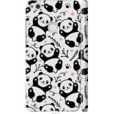 Чехол на Huawei P8 Lite (2017) Панды (4318c-777)