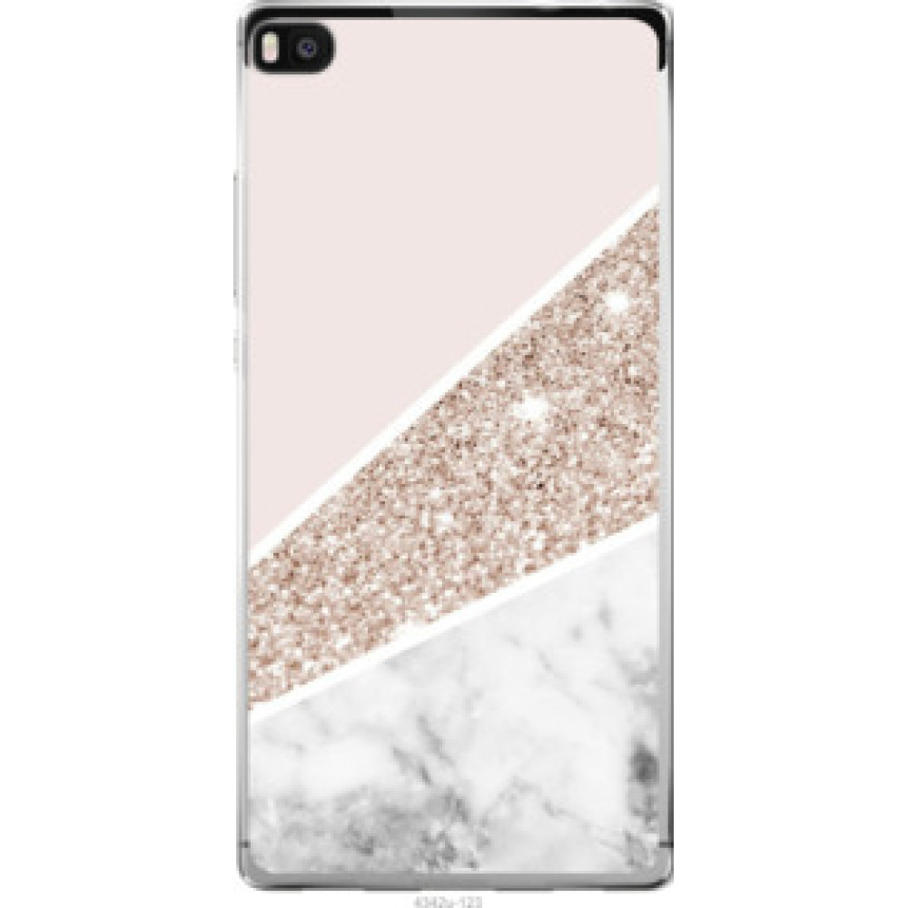 Чехол на Huawei Ascend P8 Пастельный мрамор (4342u-123)