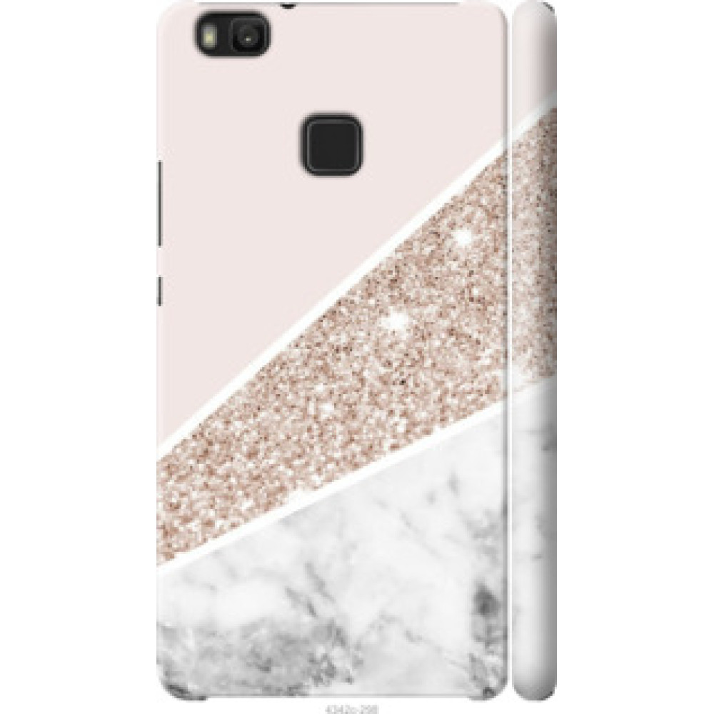 Чехол на Huawei P9 Lite Пастельный мрамор (4342c-298)