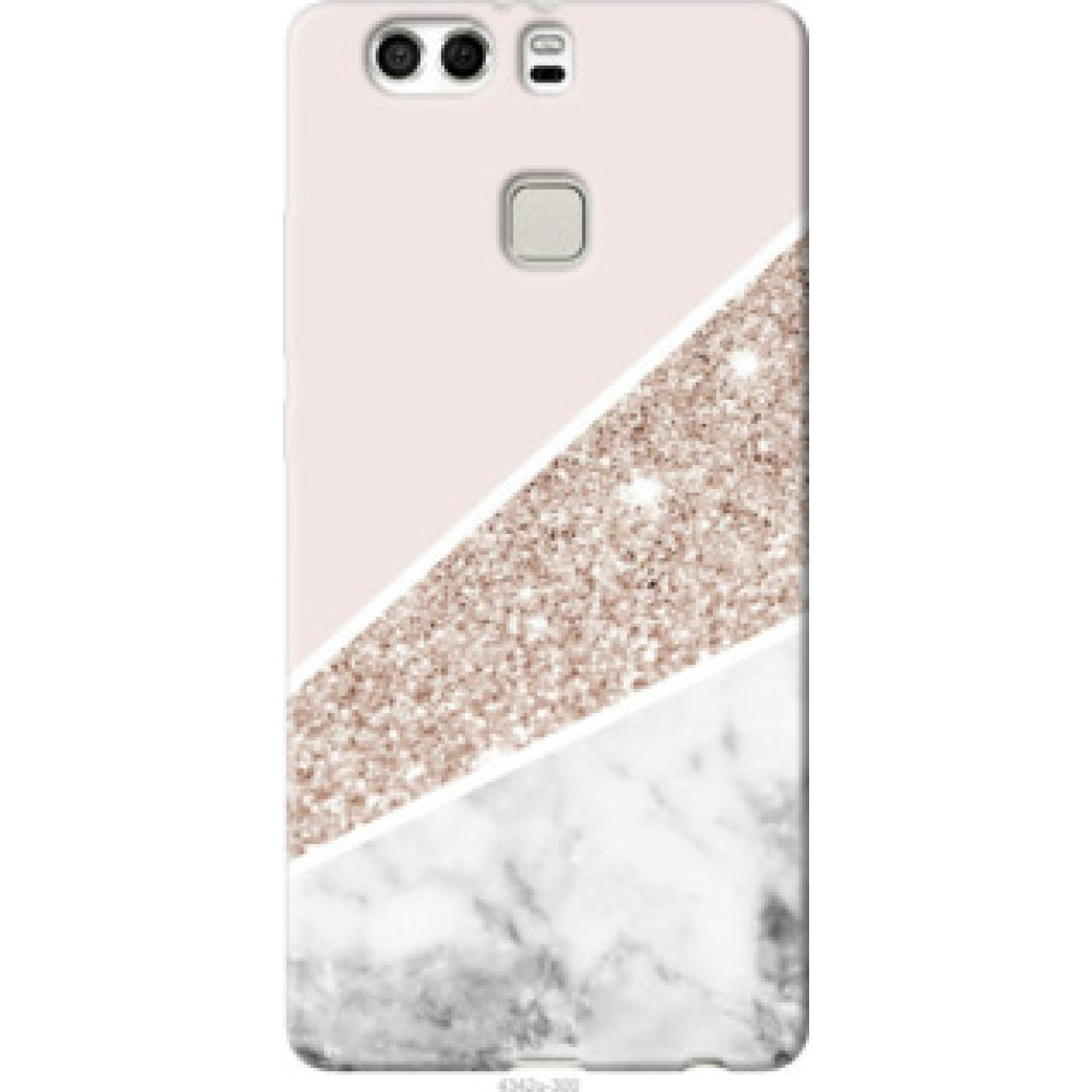 Чехол на Huawei P9 Plus Пастельный мрамор (4342u-300)
