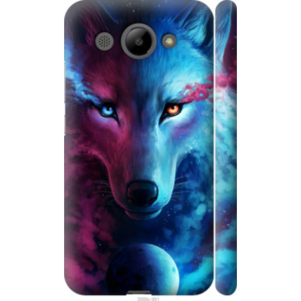Чехол на Huawei Y3 2017 Арт-волк (3999c-991)