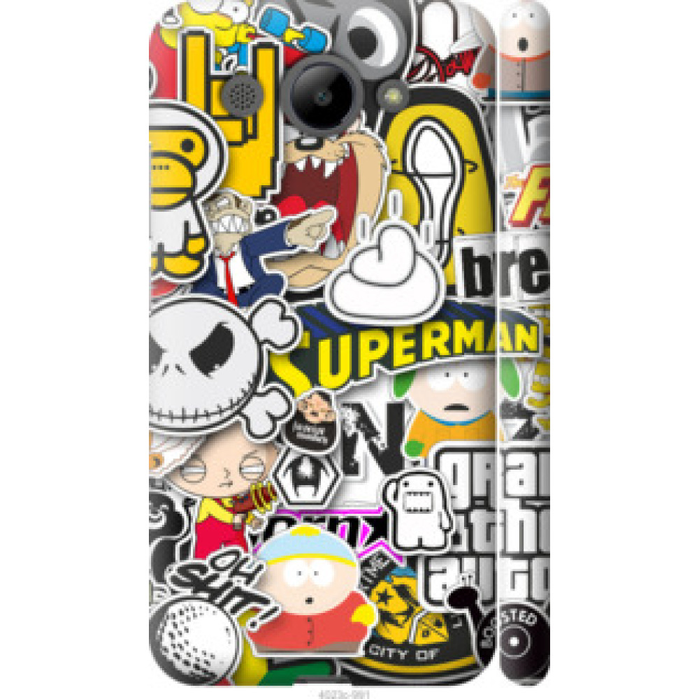 Чехол на Huawei Y3 2017 Popular logos (4023c-991)