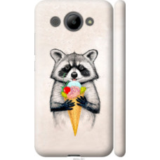 Чехол на Huawei Y3 2017 Енотик с мороженым (4602c-991)