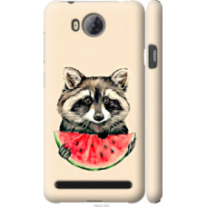Чехол на Huawei Y3II / Y3 2 Енотик с арбузом (4605c-495)