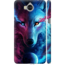Чехол на Huawei Y5 2017 Арт-волк (3999c-992)