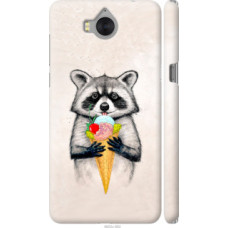 Чехол на Huawei Y5 2017 Енотик с мороженым (4602c-992)