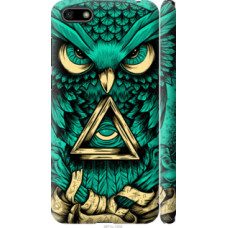 Чехол на Huawei Honor 7A Сова Арт-тату (3971c-1805)