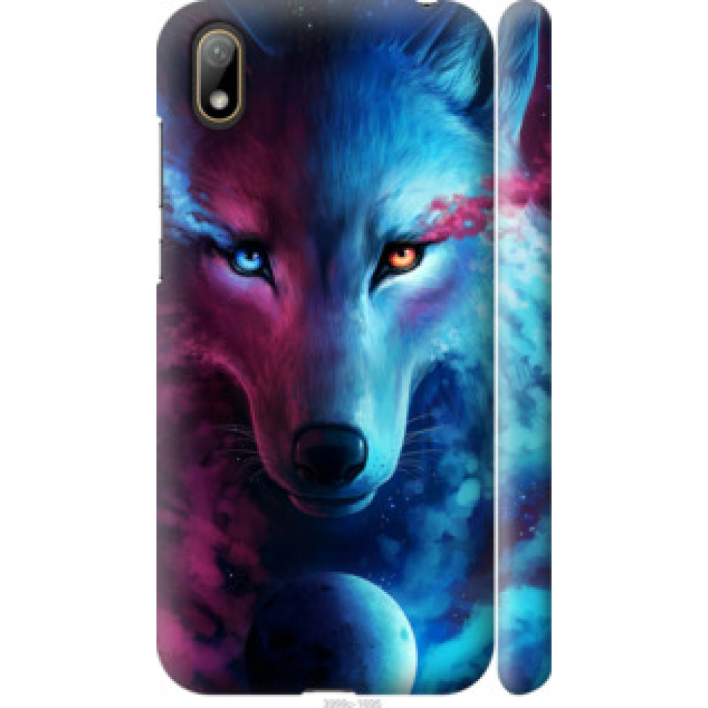 Чехол на Huawei Y5 2019 Арт-волк (3999c-1695)