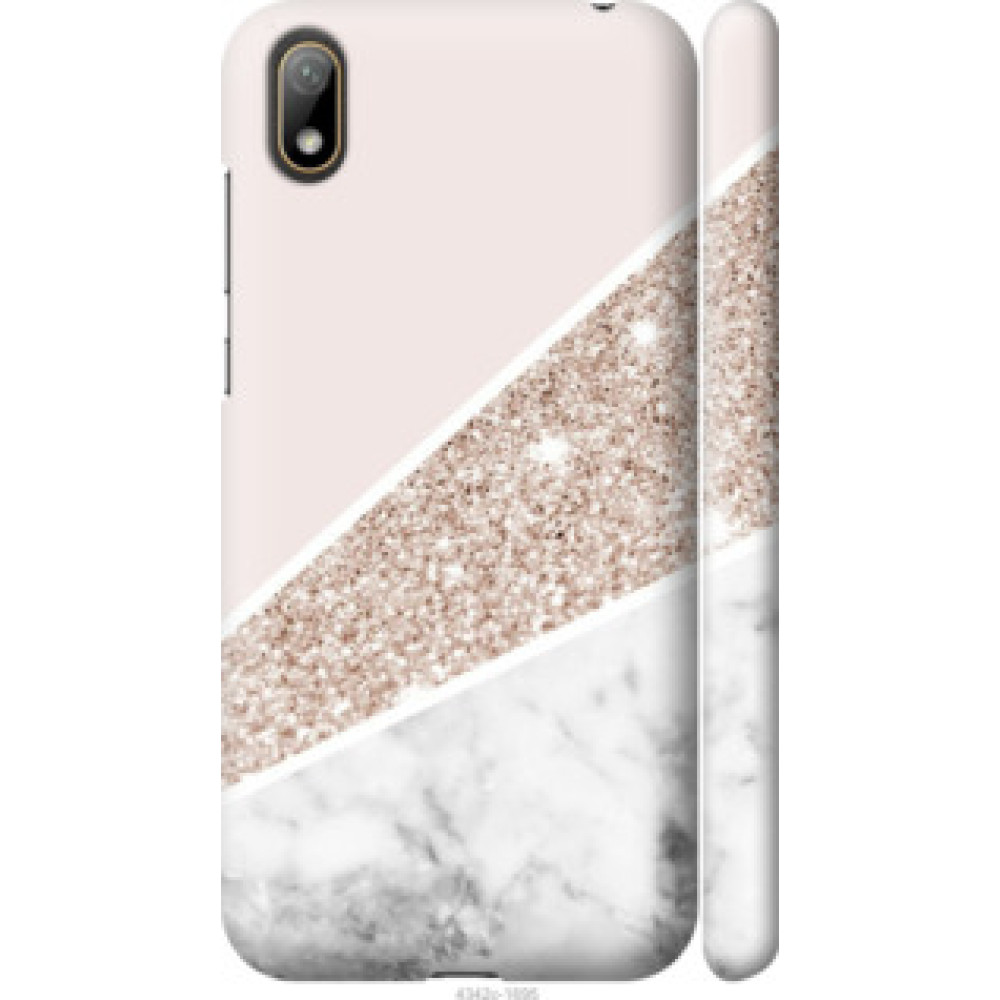 Чехол на Huawei Y5 2019 Пастельный мрамор (4342c-1695)