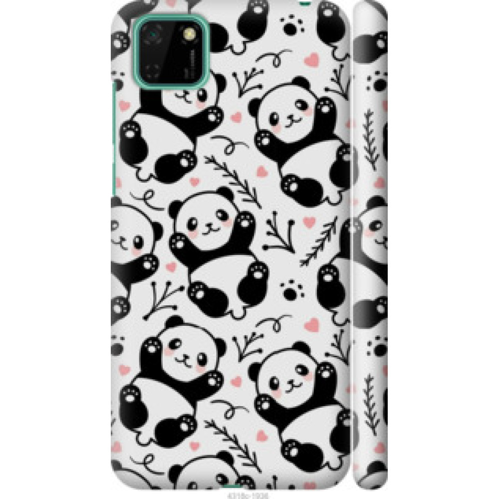 Чехол на Huawei Y5p Панды (4318c-1936)
