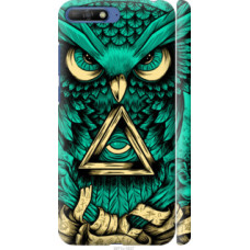 Чехол на Huawei Y6 2018 Сова Арт-тату (3971c-1637)