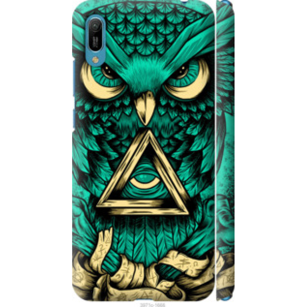 Чехол на Huawei Y6 2019 Сова Арт-тату (3971c-1666)