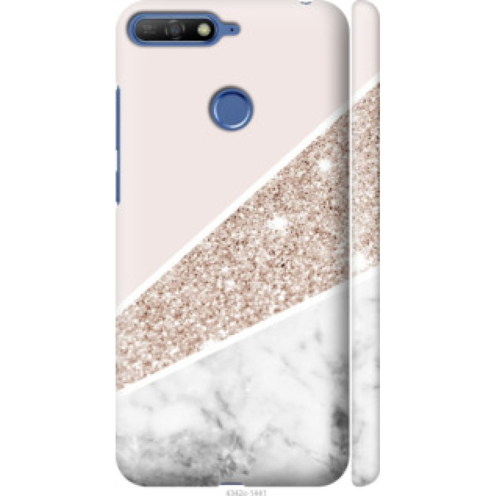 Чохол на Huawei Honor 7C Пастельный мрамор (4342c-1411)