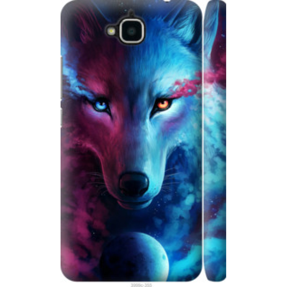 Чехол на Huawei Y6 Pro Арт-волк (3999c-355)