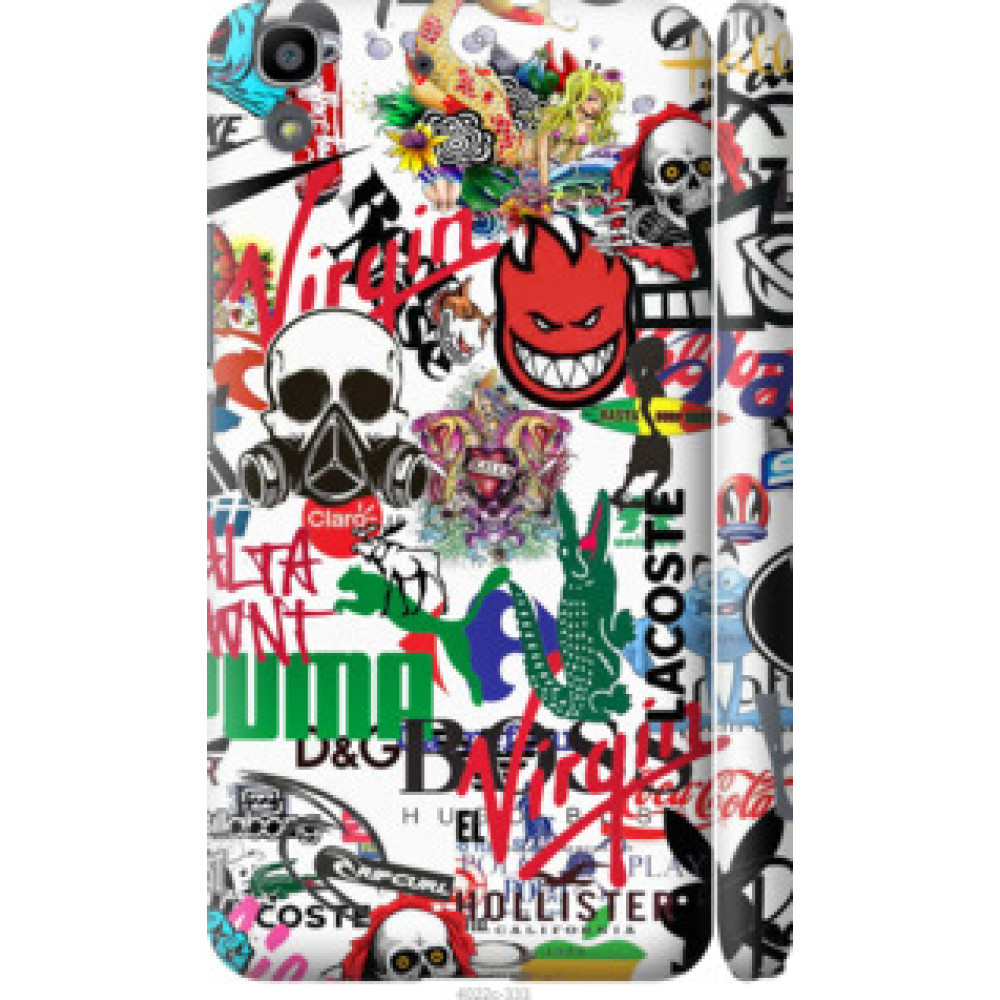 Чохол на Huawei Y6 Many different logos (4022c-333)