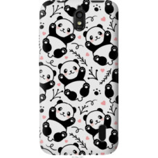 Чехол на Huawei Ascend Y625 Панды (4318u-161)