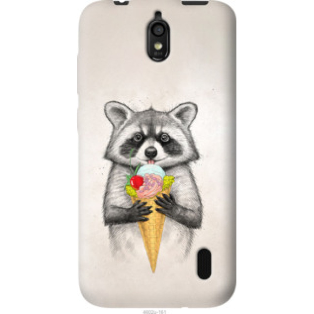 Чехол на Huawei Ascend Y625 Енотик с мороженым (4602u-161)